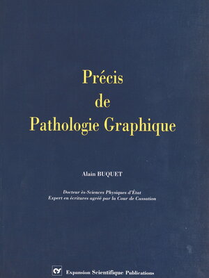 cover image of Précis de pathologie graphique